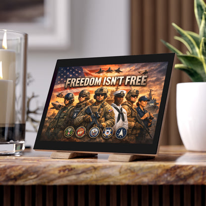 Freedom Isn't Free Ceramic Photo Tile