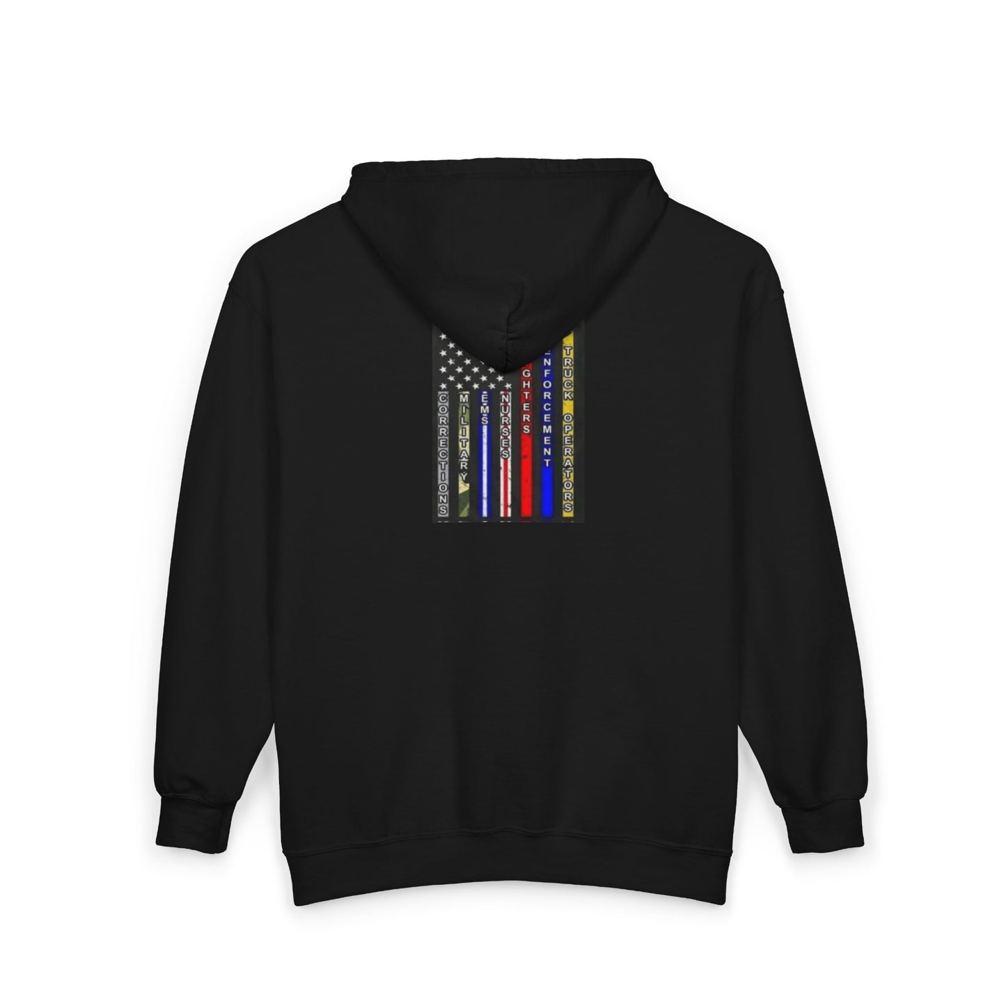 No One Fights Alone Unisex Full Zip Hoodie