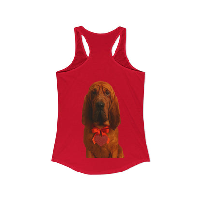 Cupid's Companion Bloodhound Women's Racerback Tank