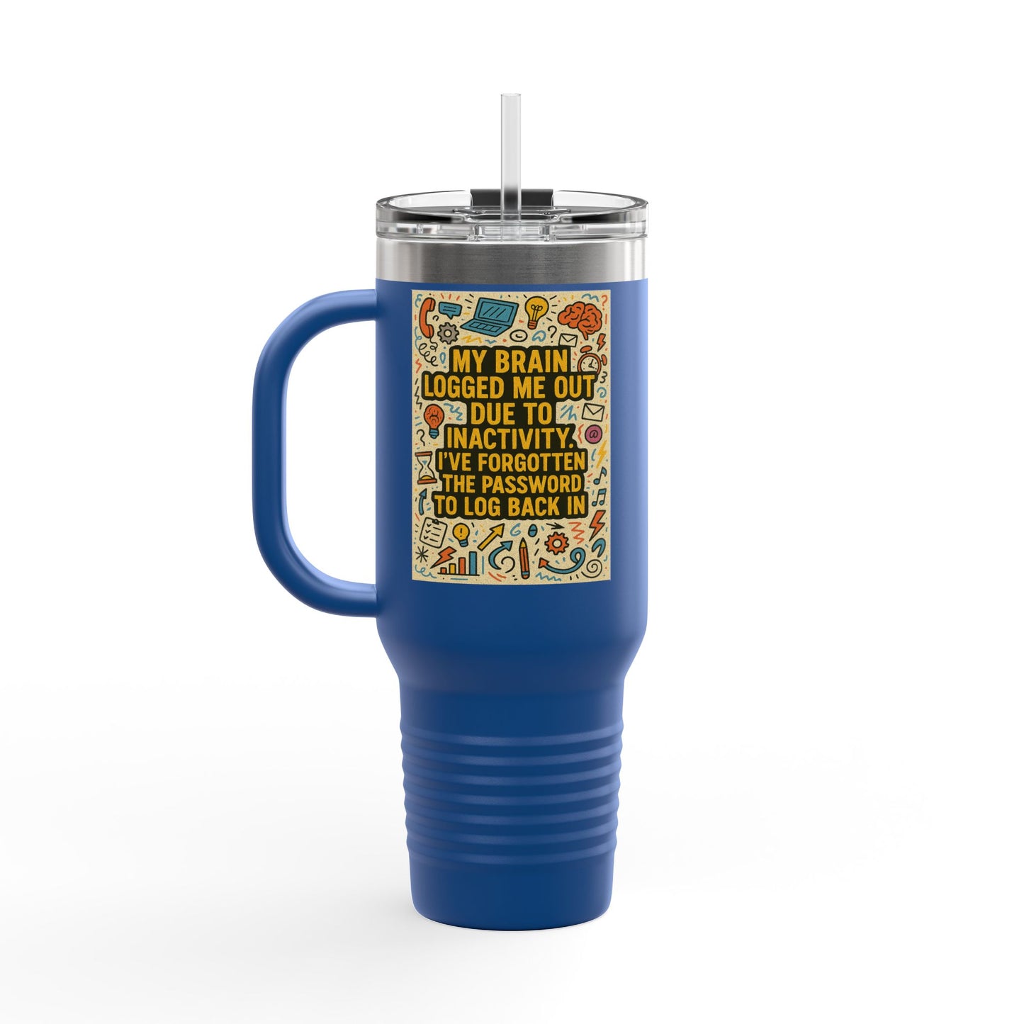 Logged Out Insulated Travel Mug