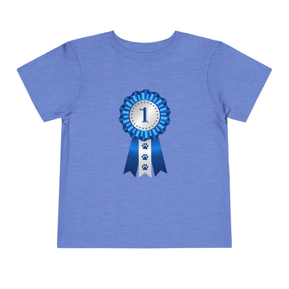 Show Ribbon Toddler Unisex Short Sleeve Crewneck Tee