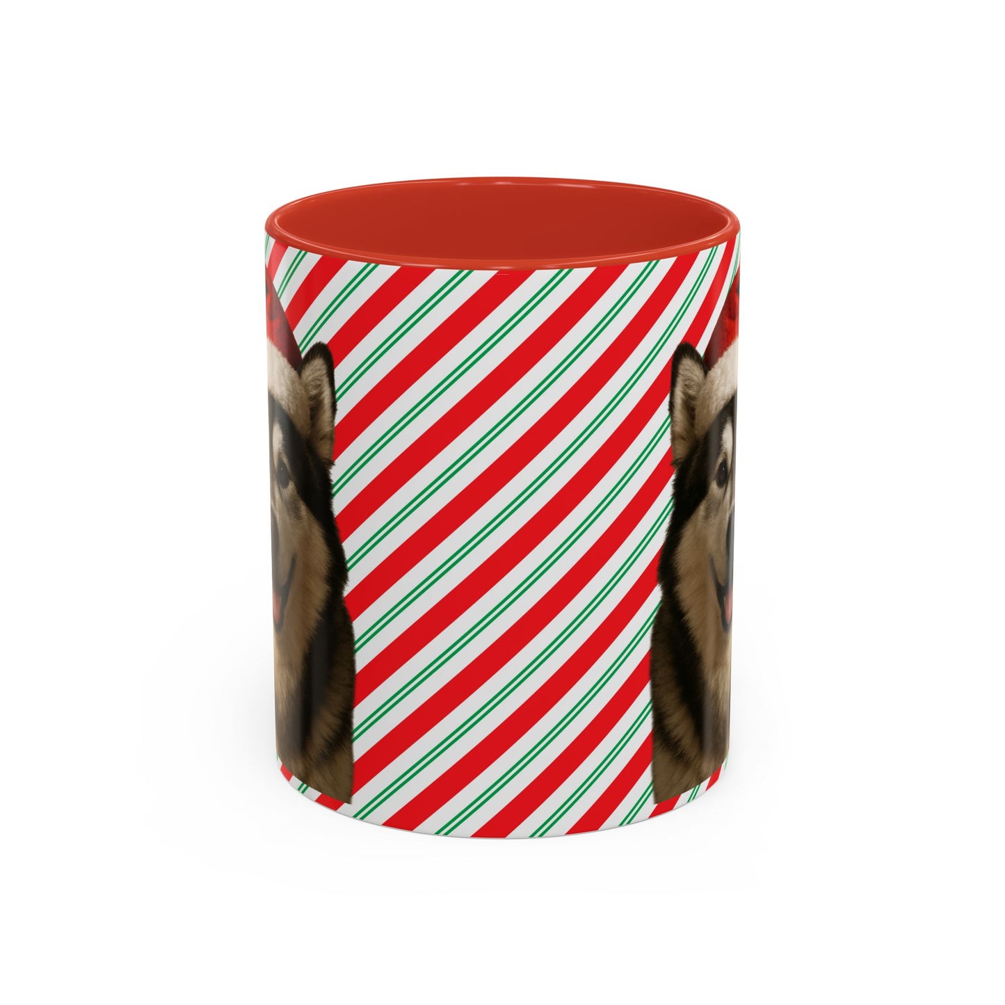 Santa Paws Malamute 2-Tone Coffee Mug