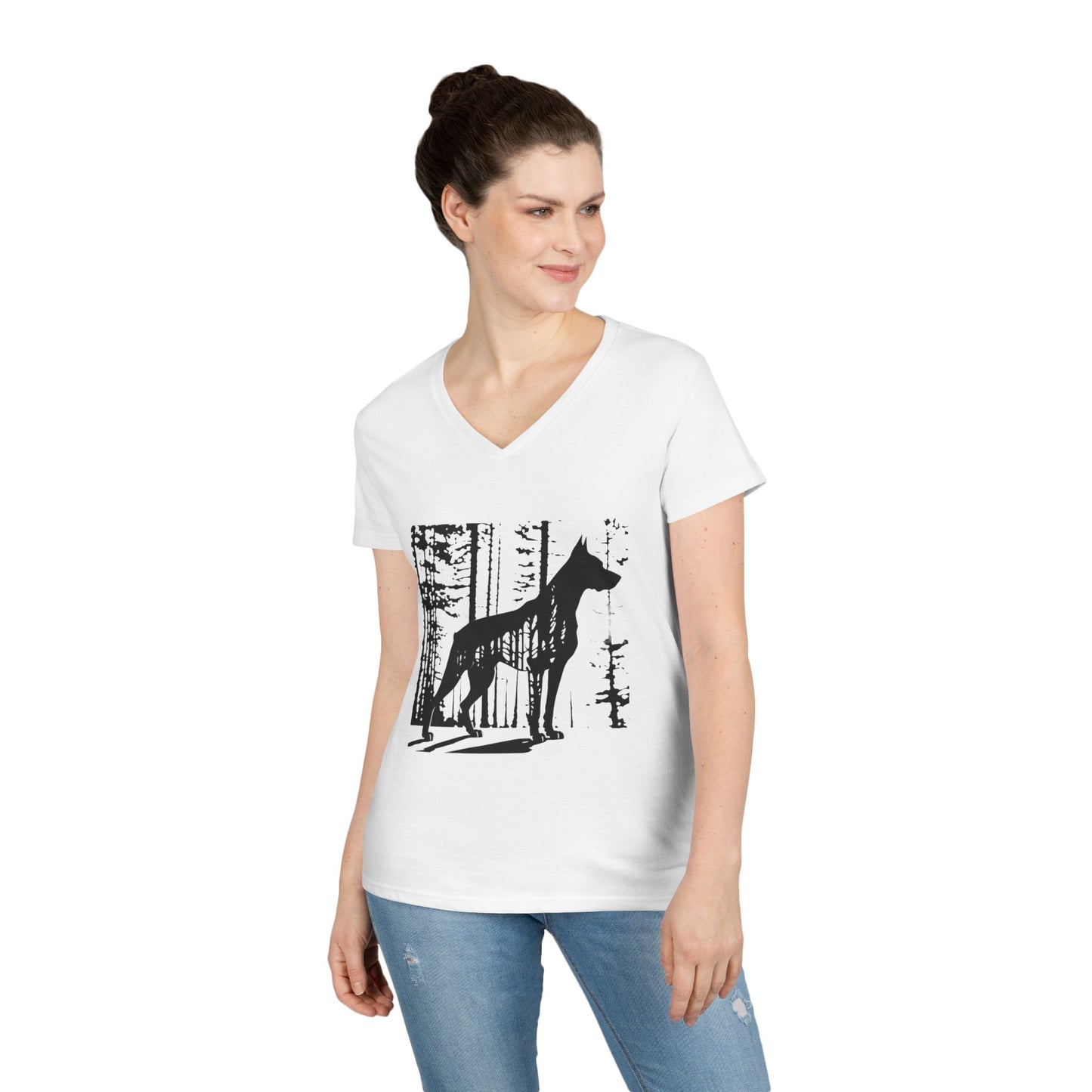 Watchful Eyes Women's V-Neck T-Shirt