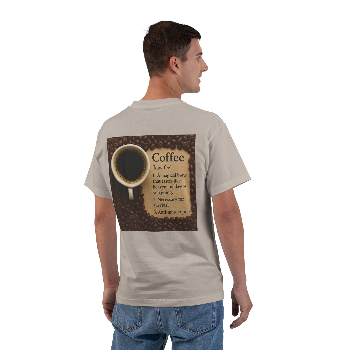 Coffee Definition Men's Short-Sleeve Crewneck Tee
