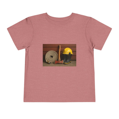 Fire/Rescue Appreciation Toddler Unisex Short Sleeve Crewneck Tee