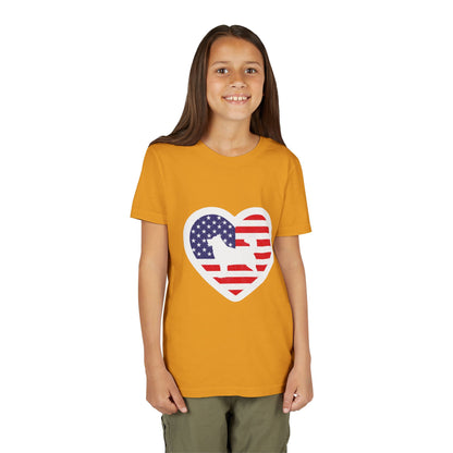 Malamute Flag Youth Unisex Short Sleeve Crewneck Tee