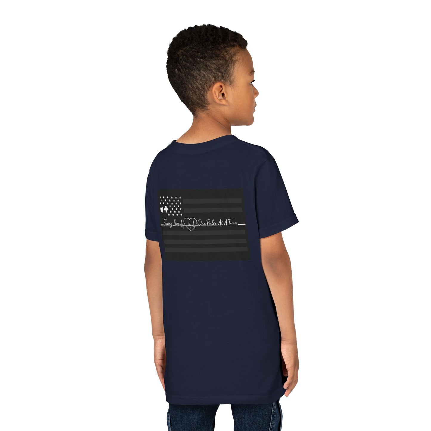 Thin White Line Youth Unisex Short Sleeve Crewneck Tee