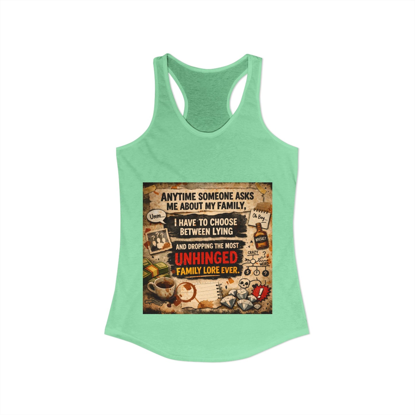 Unhinged Family Women's Racerback Tank