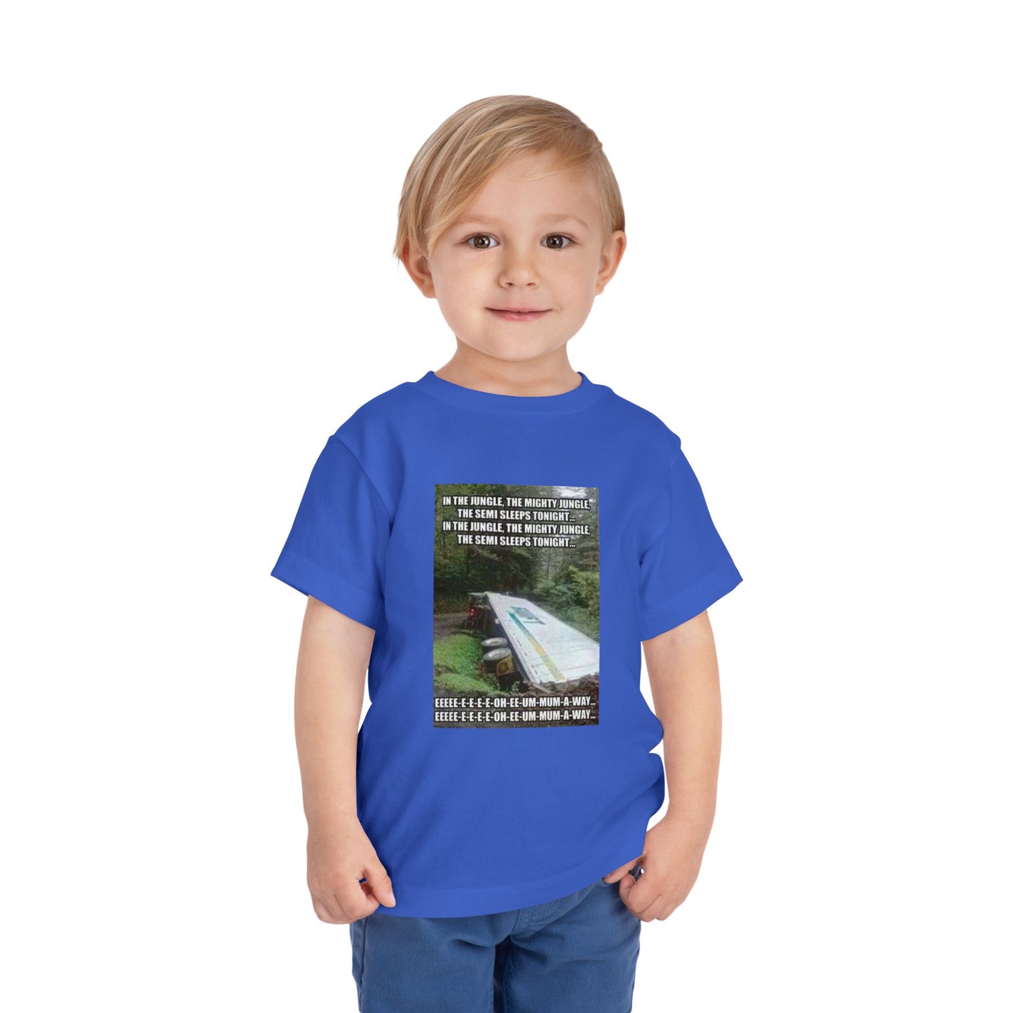 Semi Sleeps Toddler Unisex Short Sleeve Crewneck Tee