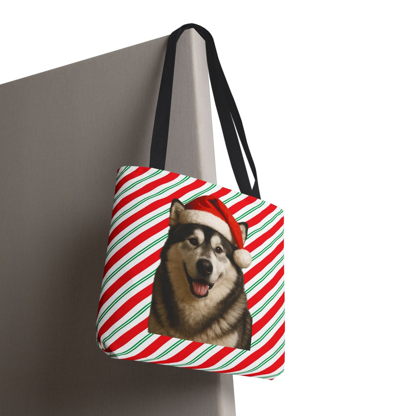 Santa Paws Malamute Tote Bag