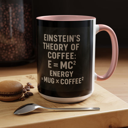 Einstein's Theory Of Coffee 2-Tone Coffee Mug