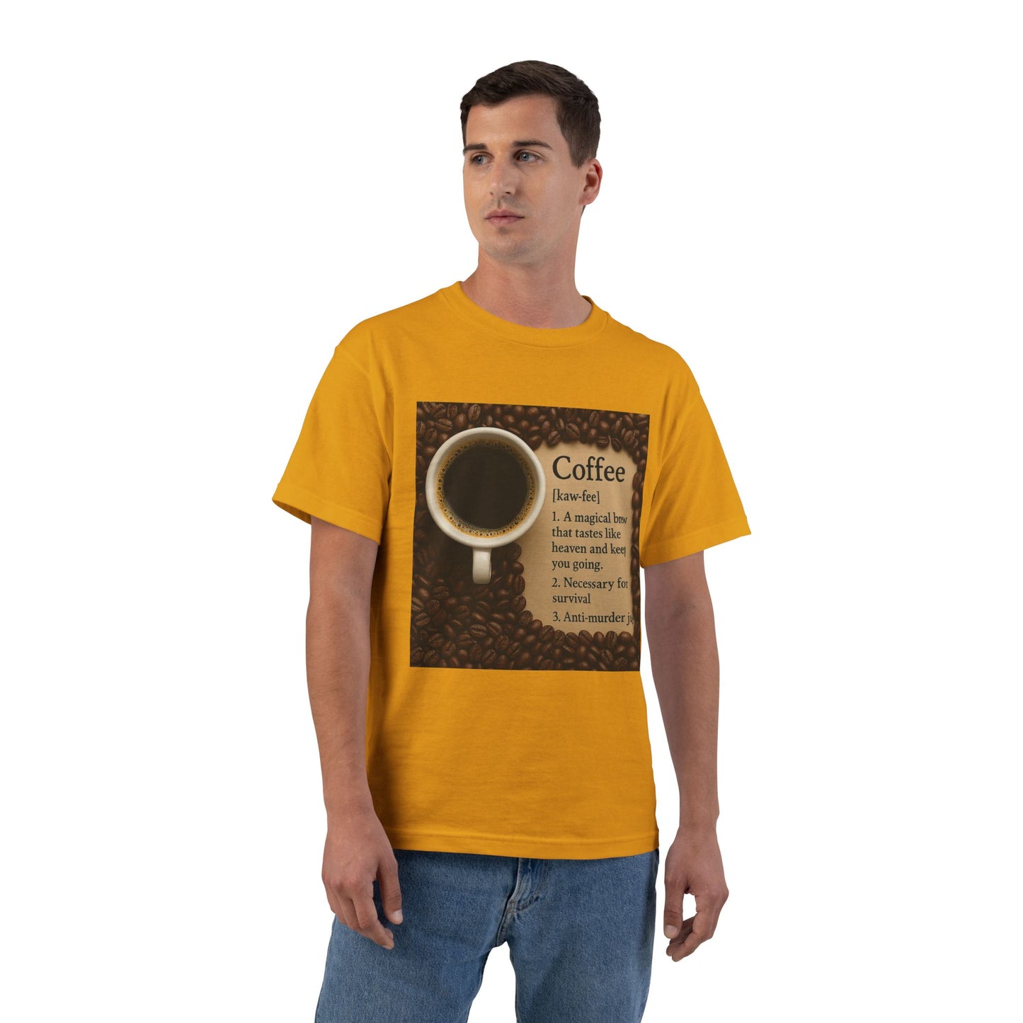 Coffee Definition Men's Short-Sleeve Crewneck Tee