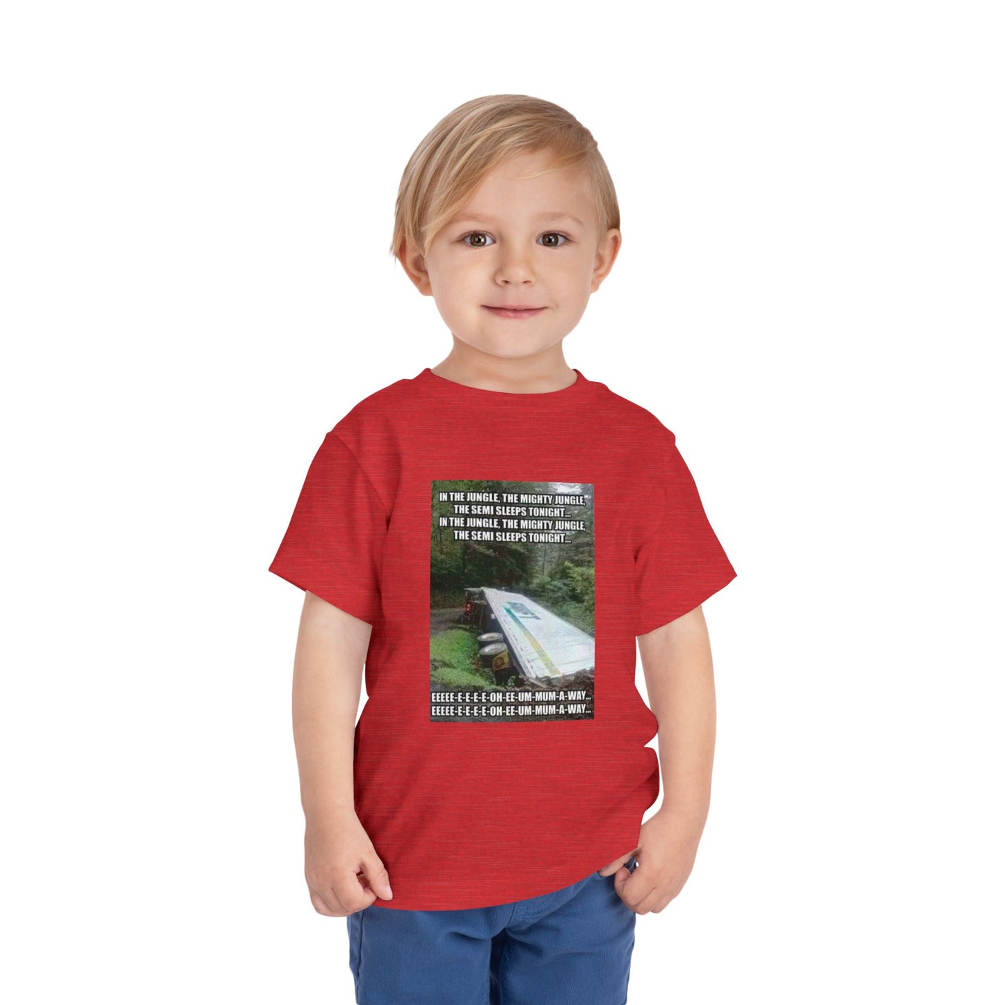 Semi Sleeps Toddler Unisex Short Sleeve Crewneck Tee