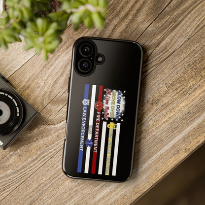 Slow Down Move Over Flag iPhone Case