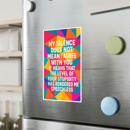 Speechless Vinyl Decal