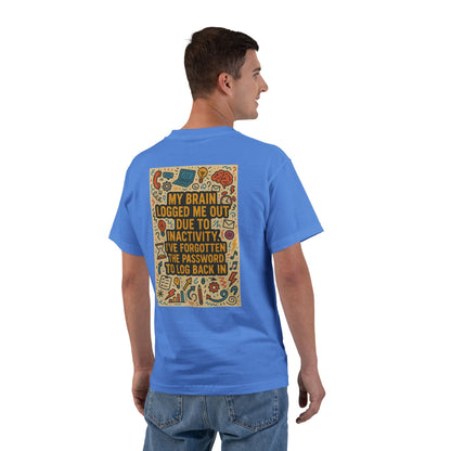 Logged Out Men's Short-Sleeve Crewneck Tee