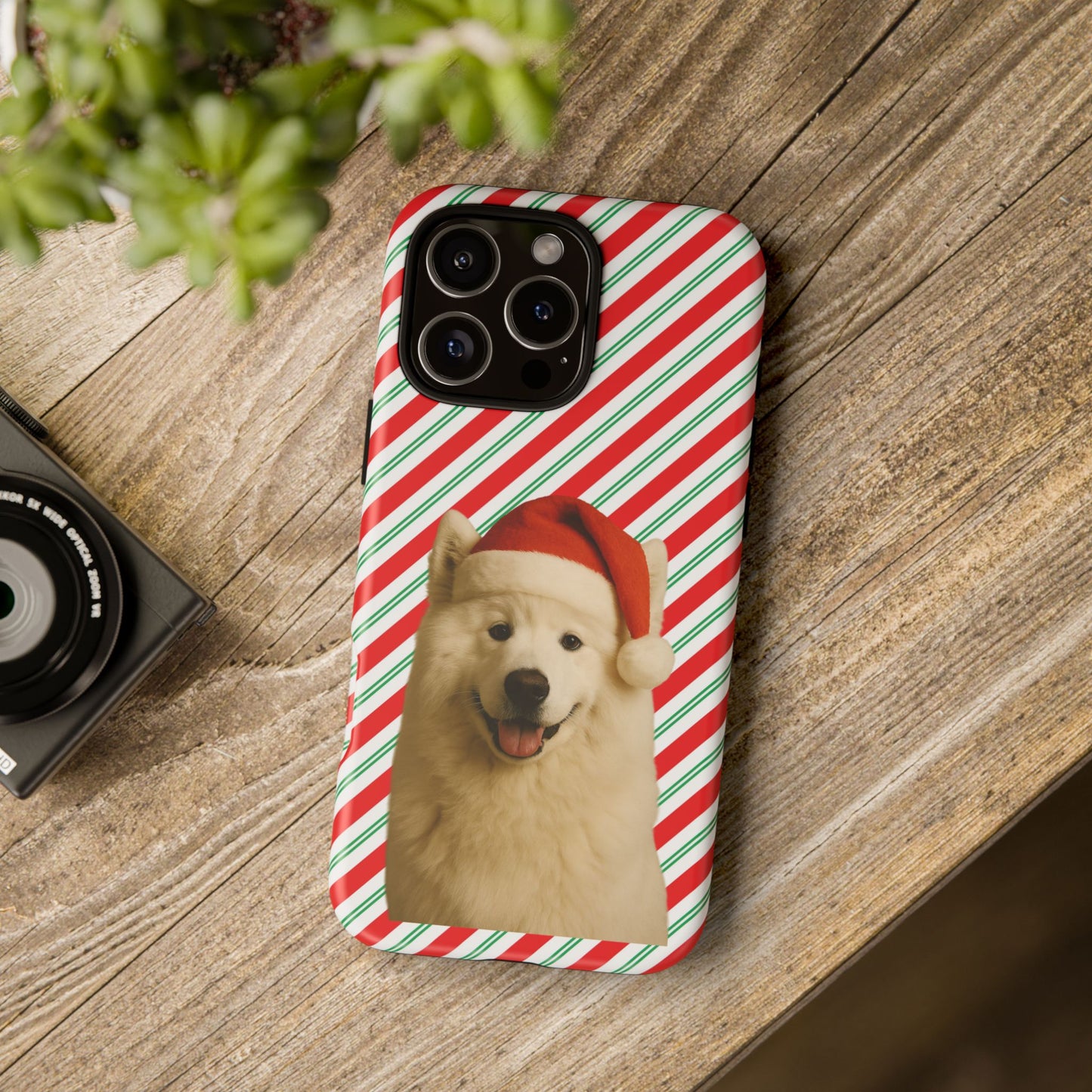 Santa Paws Samoyed iPhone Case