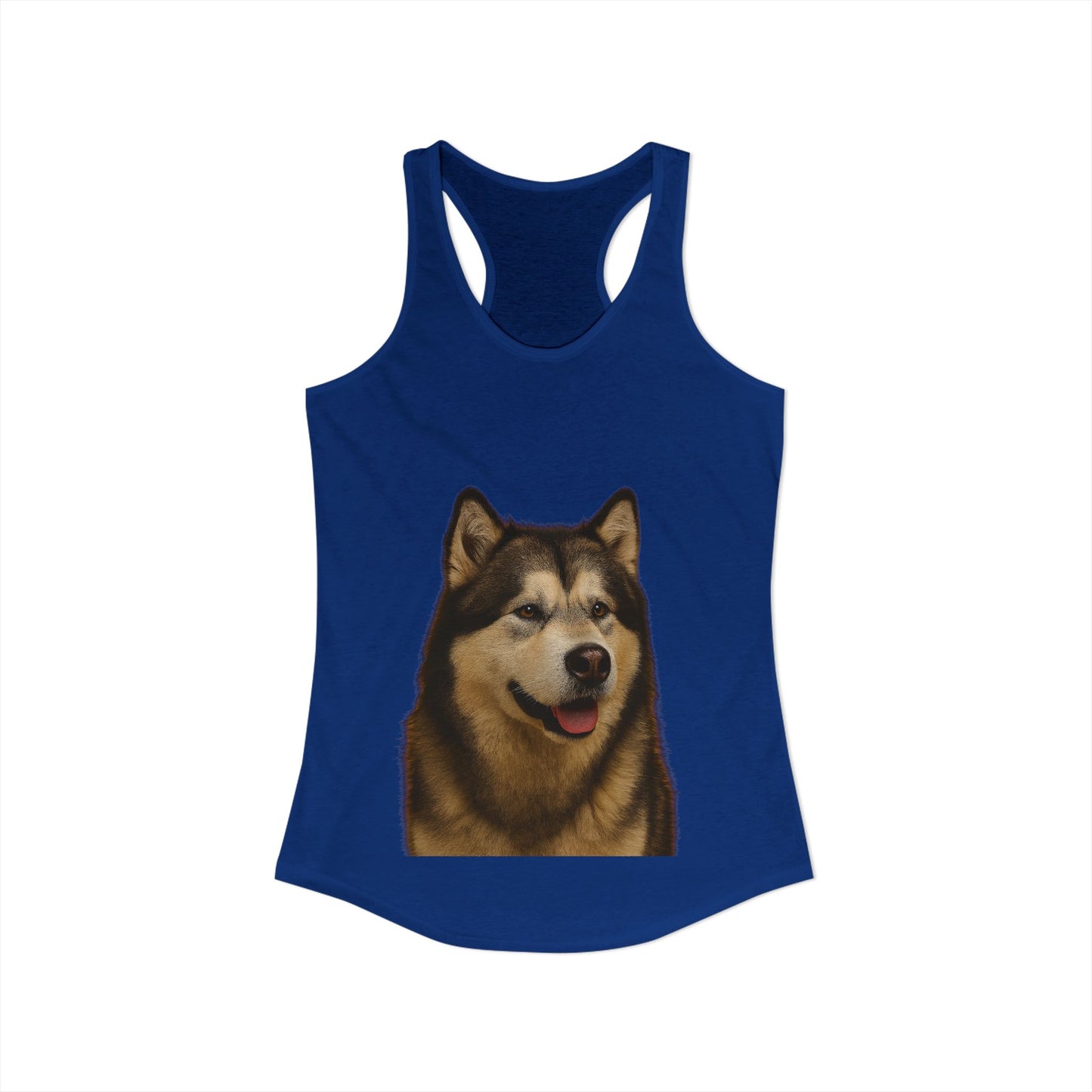 Malamute Head Women's Racerback Tank