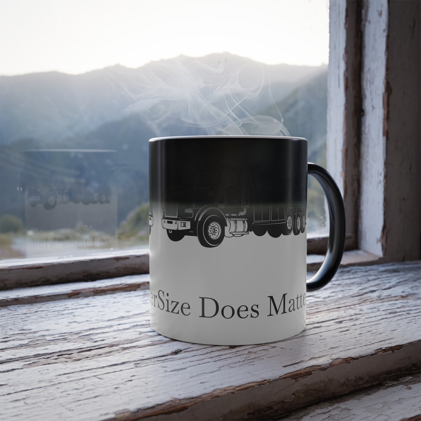 Size Does Matter Color Changing Mug