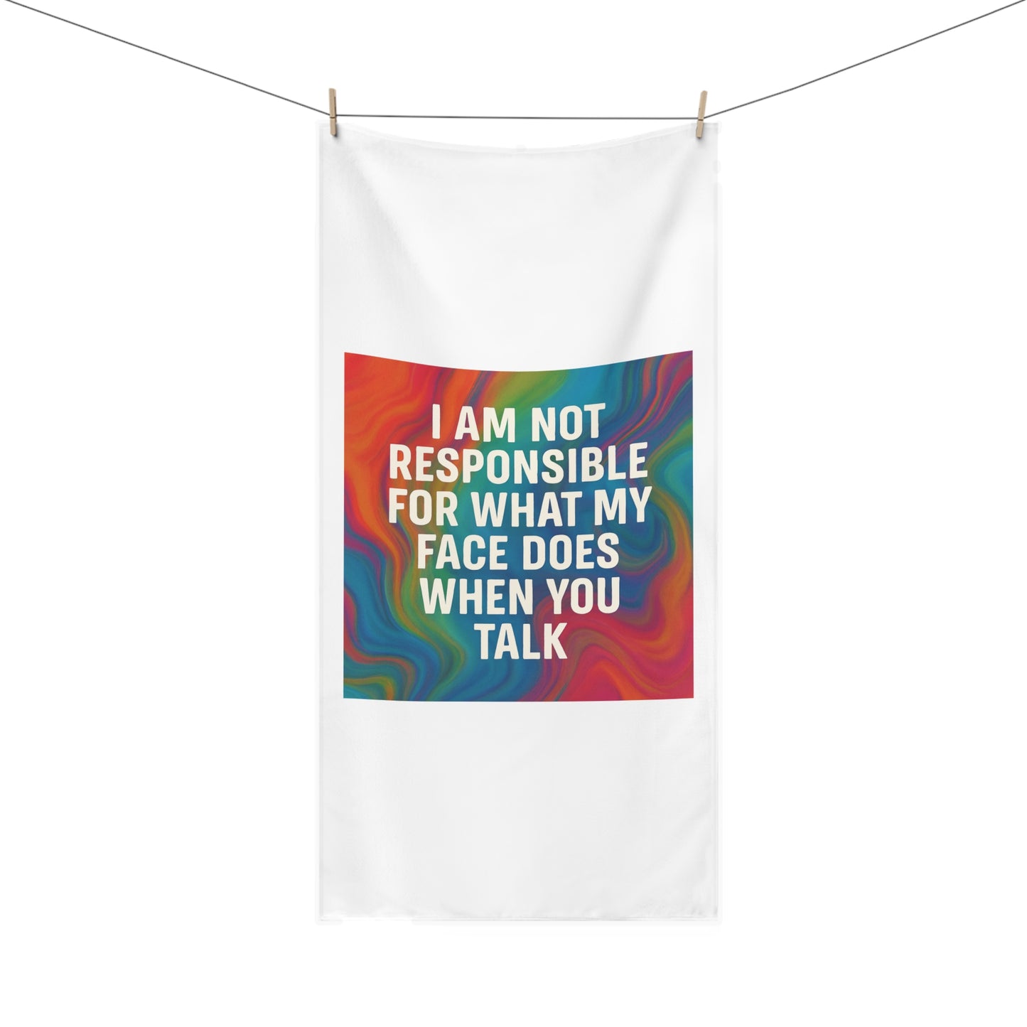 When You Talk Mink-Cotton  Beach Towel