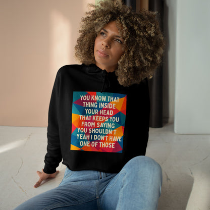 No Filter Women's Crop Hoodie