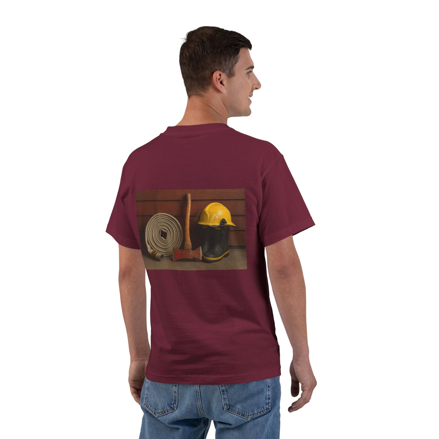 Fire/Rescue Appreciation Men's Short-Sleeve Crewneck Tee
