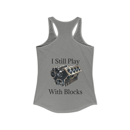 Play With Blocks Women's Racerback Tank