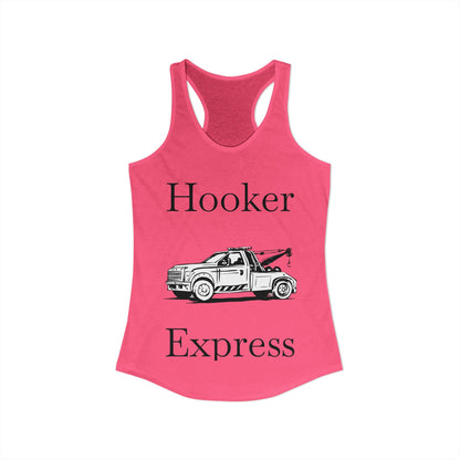 H**ker Express Wheel Lift Tow Truck Women's Racerback Tank