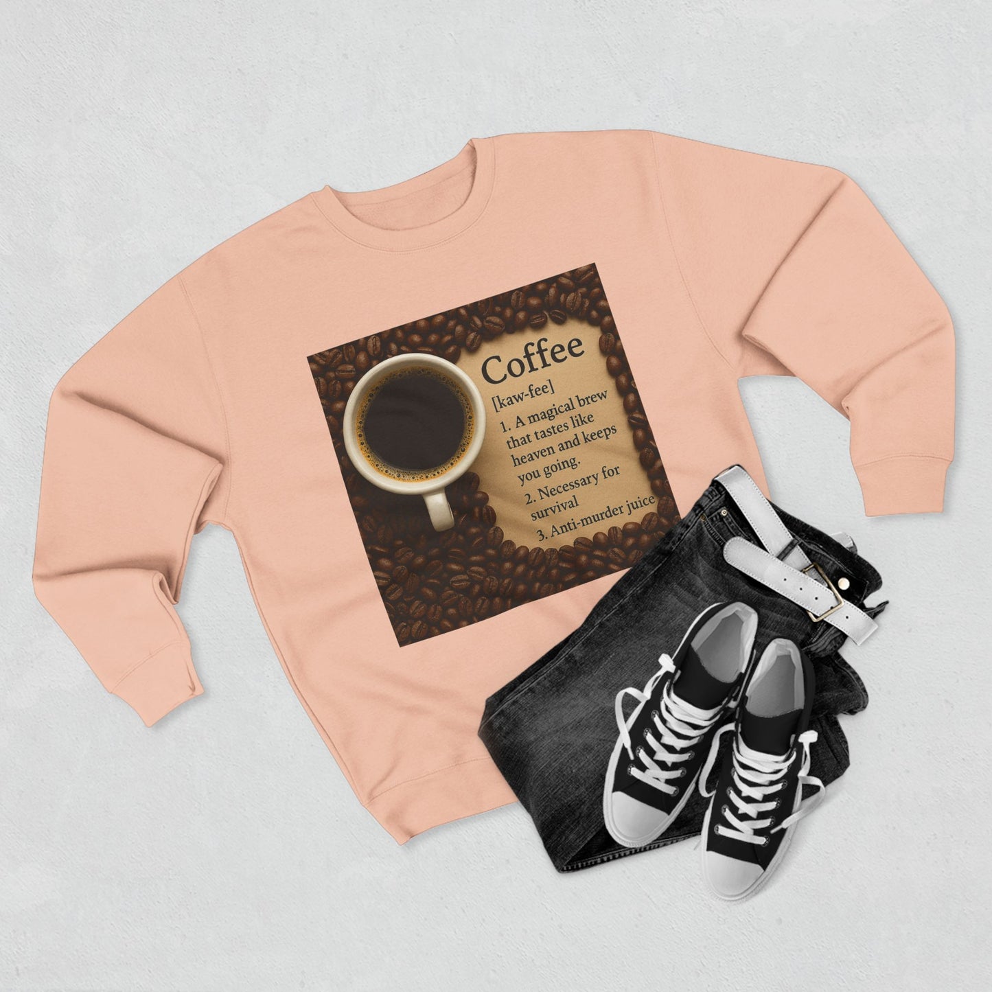 Coffee Definition Unisex Crewneck Sweatshirt