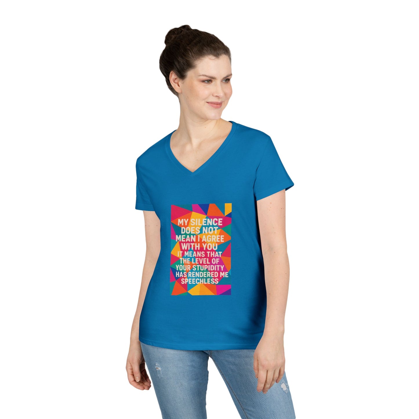Speechless Women's V-Neck T-Shirt