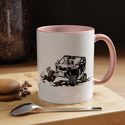 Slingin' Mud Side By Side 2-Tone Coffee Mug