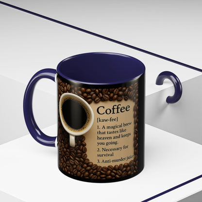 Coffee Definition 2-Tone Coffee Mug