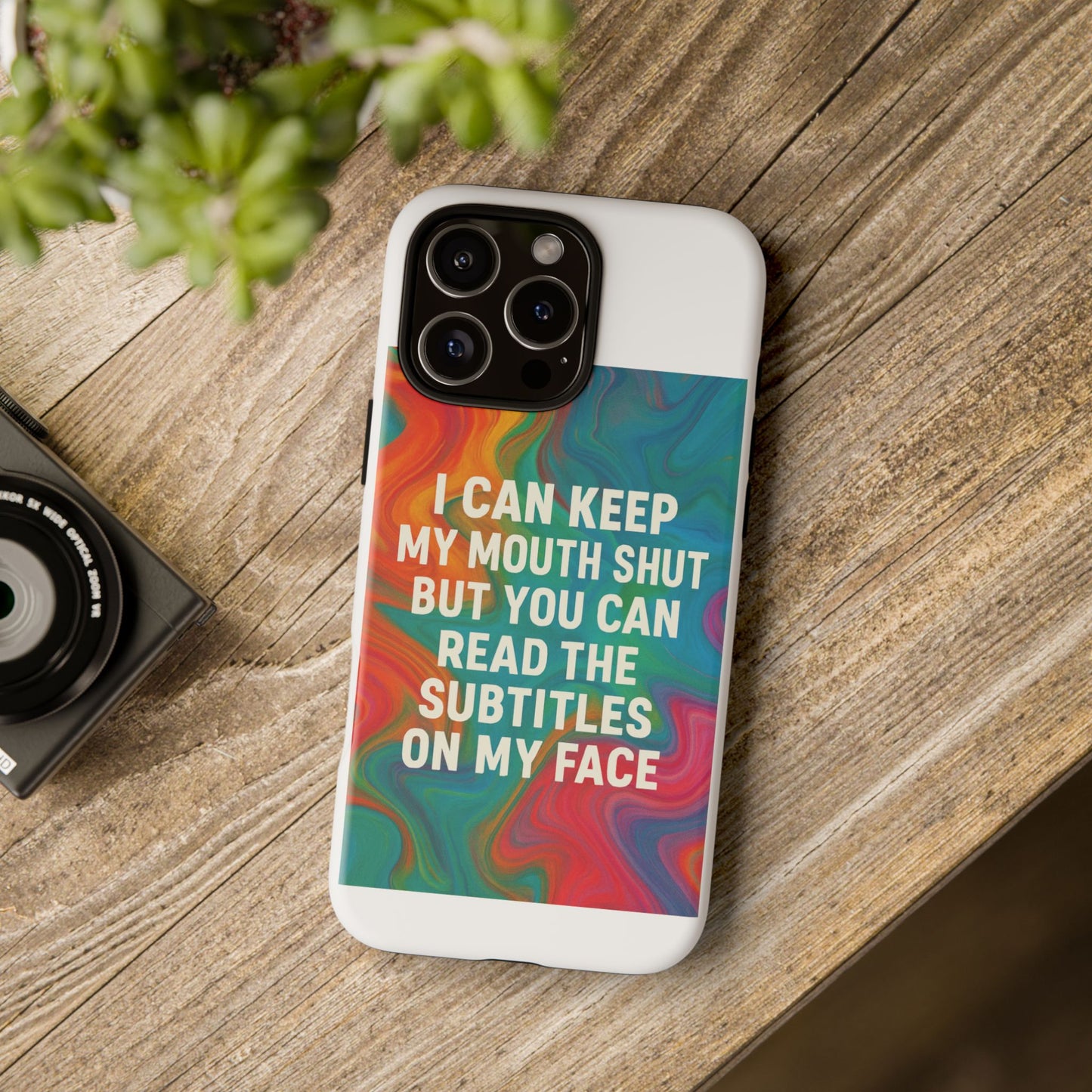 Subtitles iPhone Case