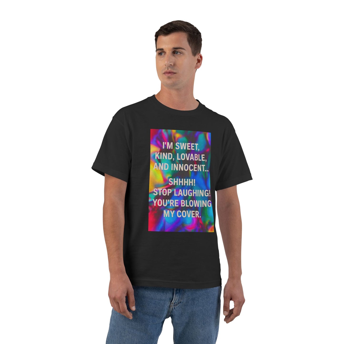 Blowing My Cover Men's Short-Sleeve Crewneck Tee