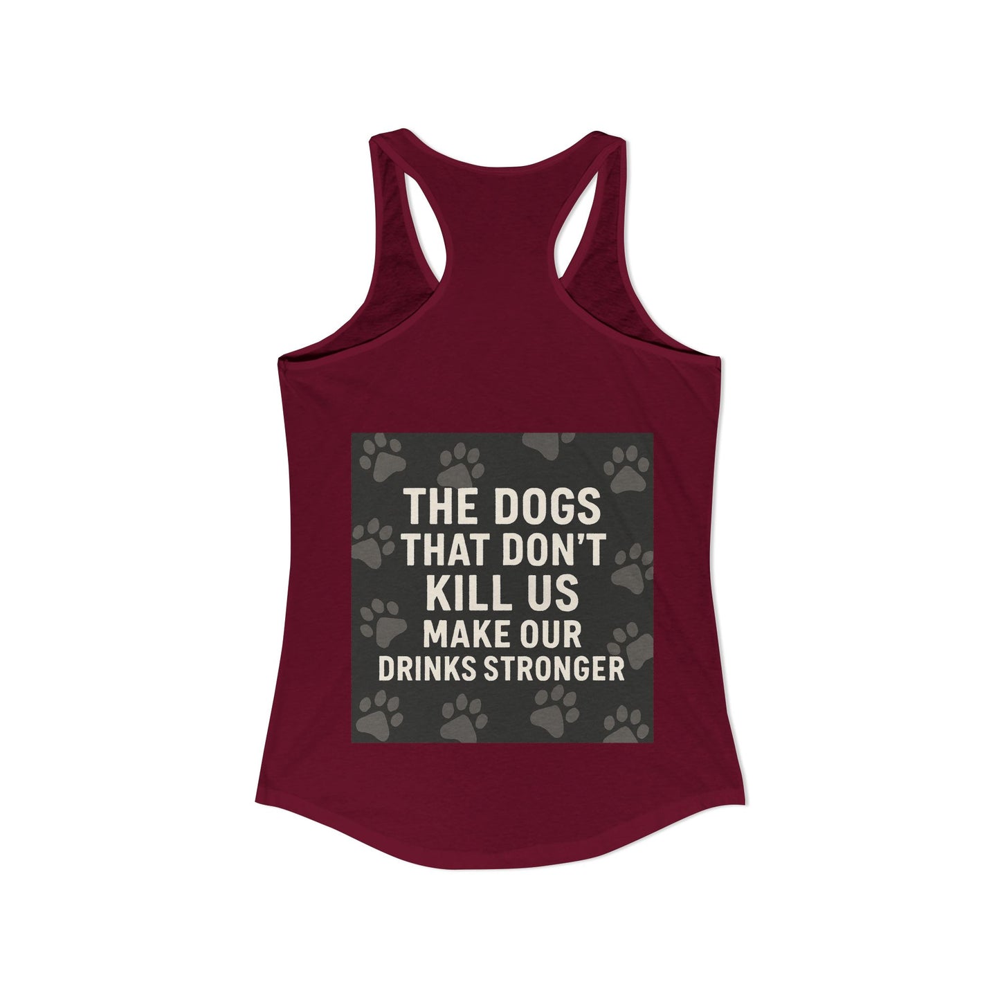 Drinks Stronger Women's Racerback Tank