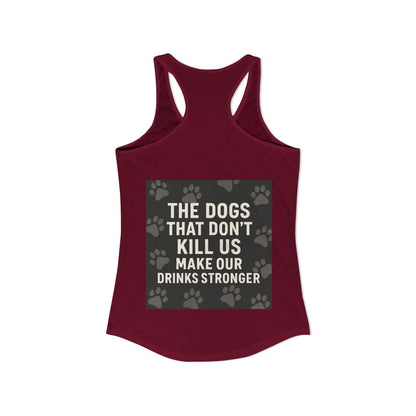 Drinks Stronger Women's Racerback Tank