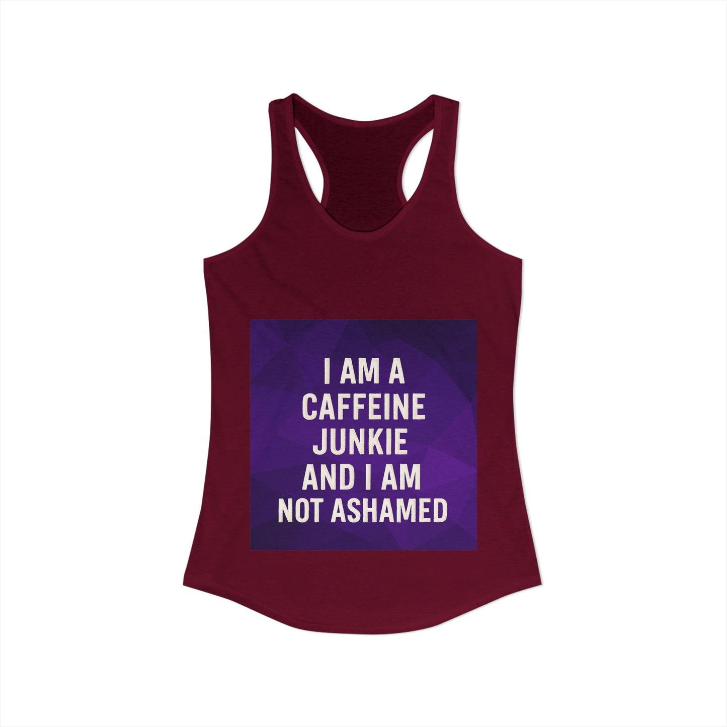 Caffeine Junkie Women's Racerback Tank