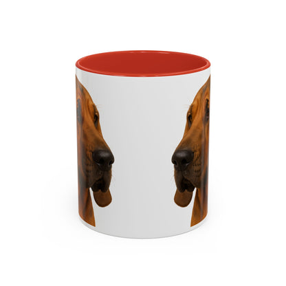 Bloodhound Head 2-Tone Coffee Mug