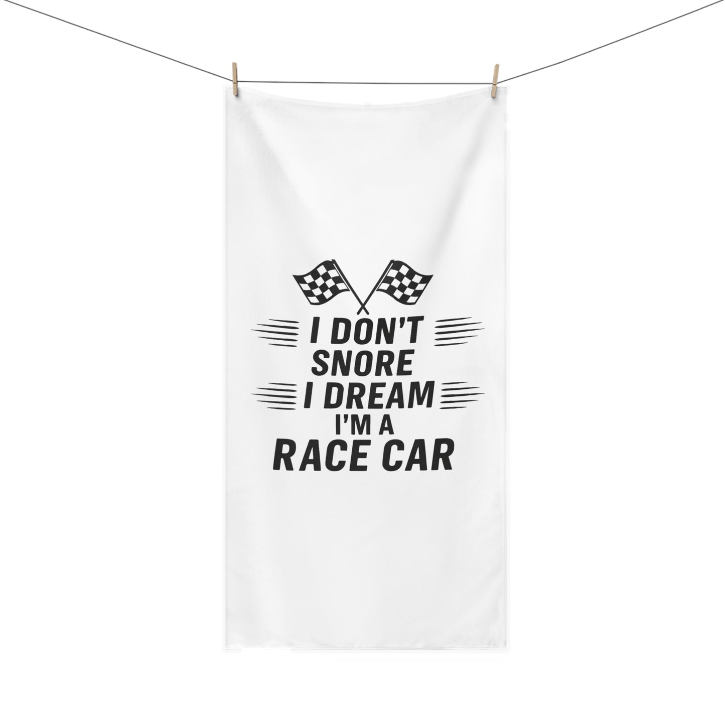 I Don't Snore Mink-Cotton  Beach Towel
