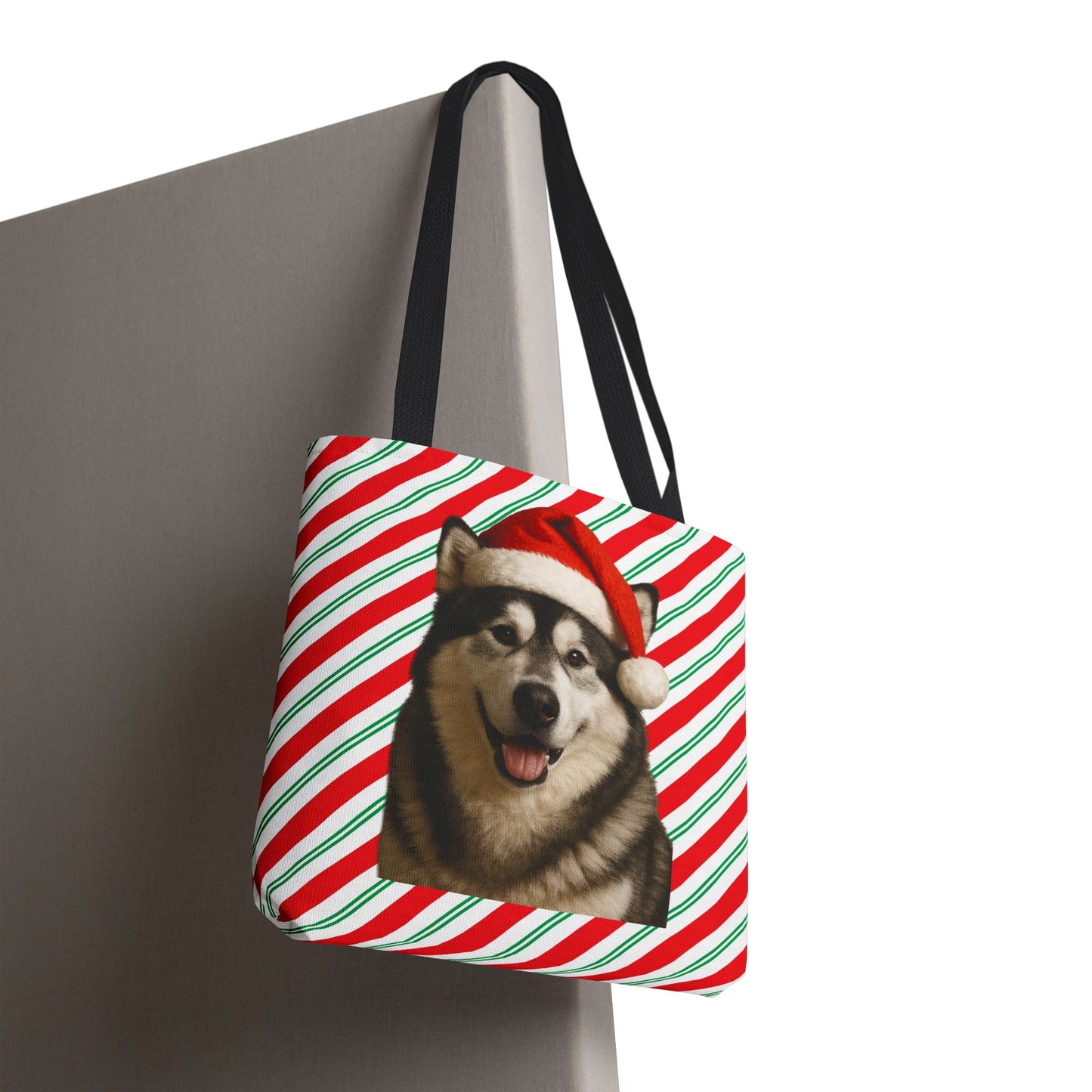 Santa Paws Malamute Tote Bag