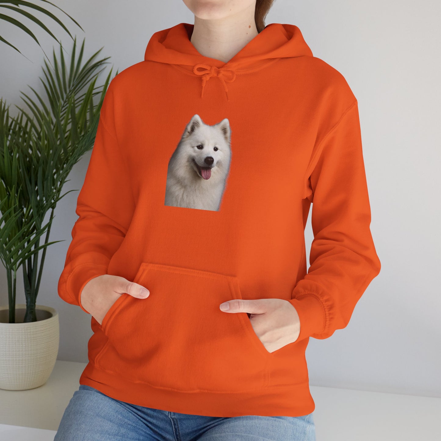 Samoyed Head Unisex Hoodie