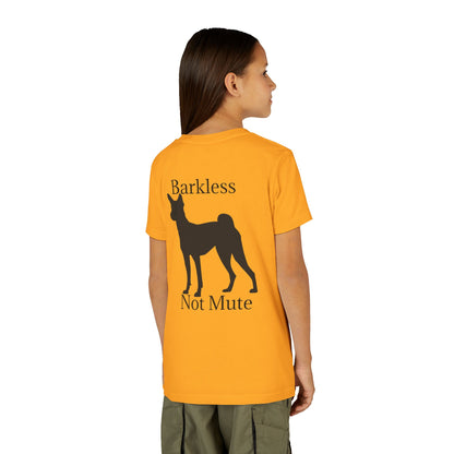 Barkless Not Mute Youth Unisex Short Sleeve Crewneck Tee