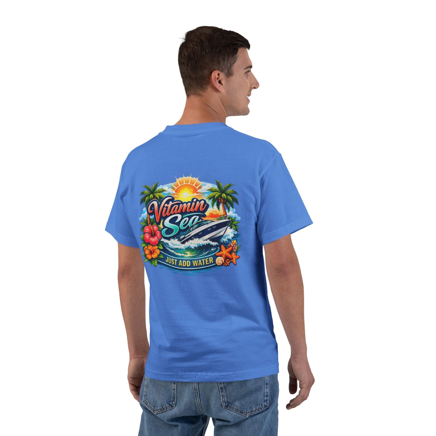 Vitamin Sea Men's Short-Sleeve Crewneck Tee