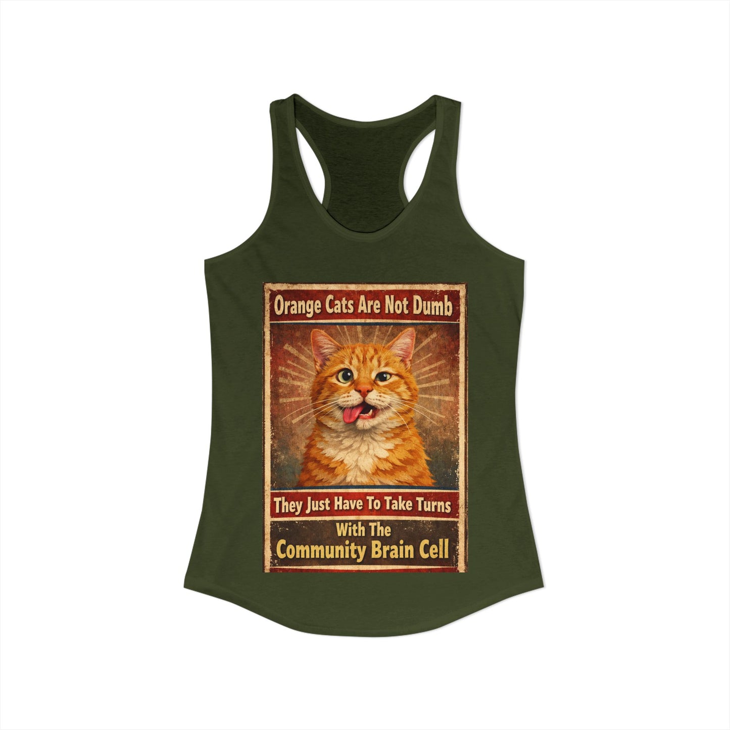 Community Brain Cell Women's Racerback Tank