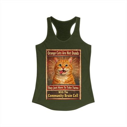 Community Brain Cell Women's Racerback Tank
