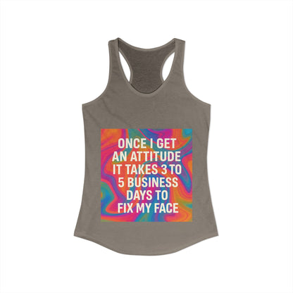 Fix My Face Women's Racerback Tank