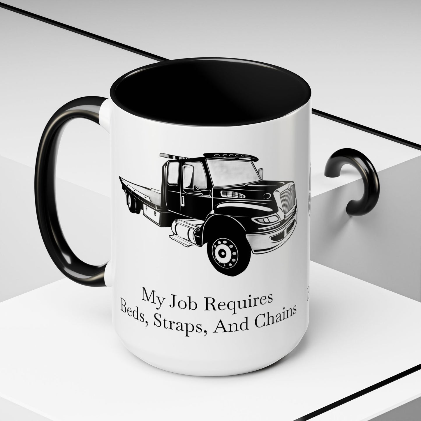 Beds, Straps, And Chains 2-Tone Coffee Mug
