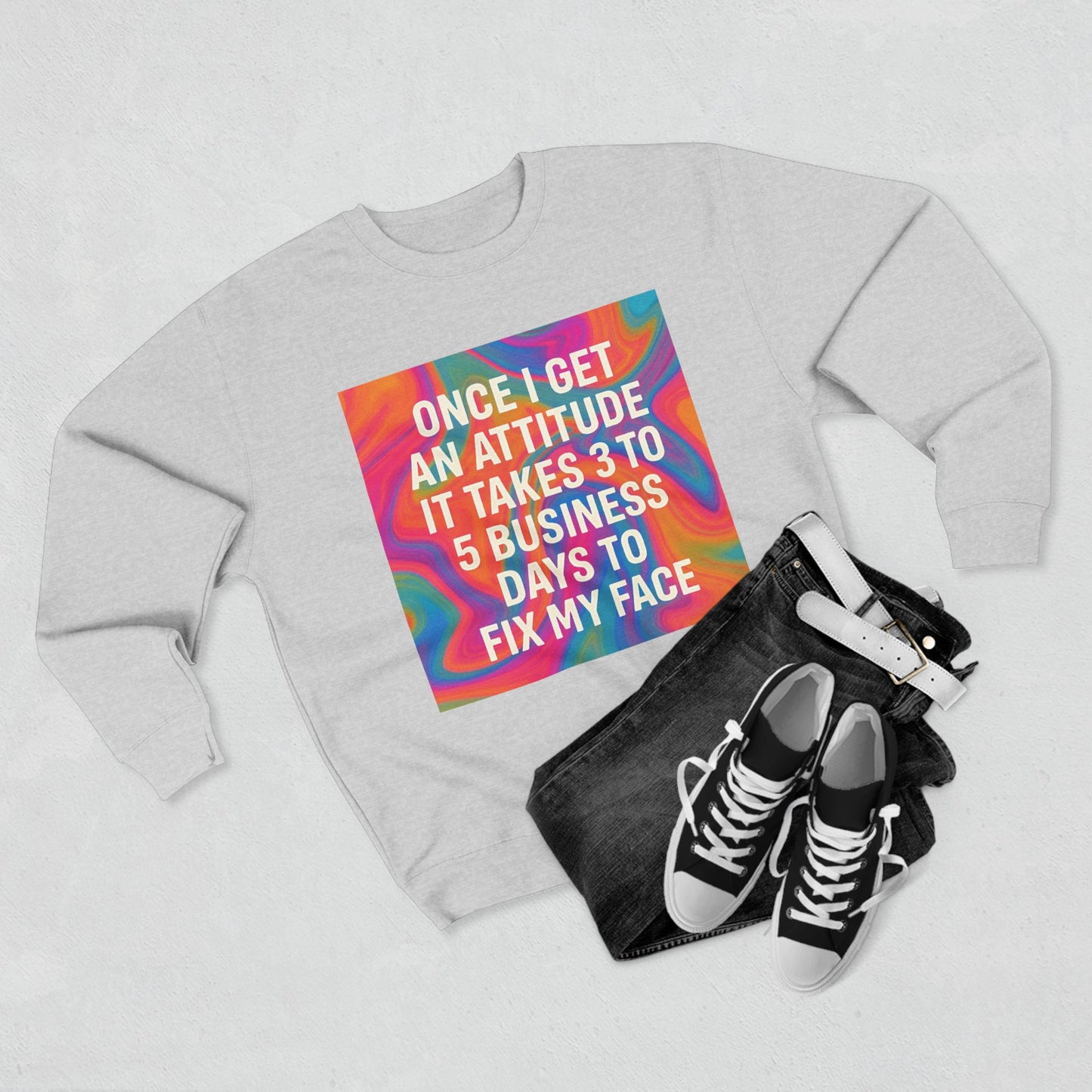 Fix My Face Unisex Crewneck Sweatshirt