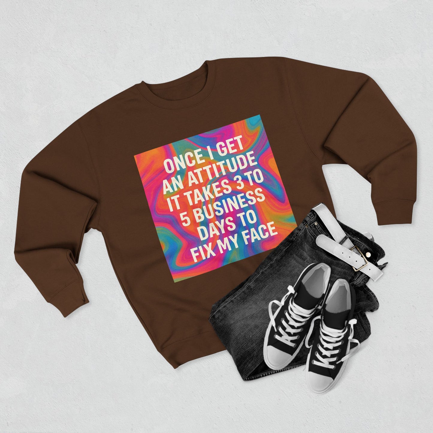 Fix My Face Unisex Crewneck Sweatshirt