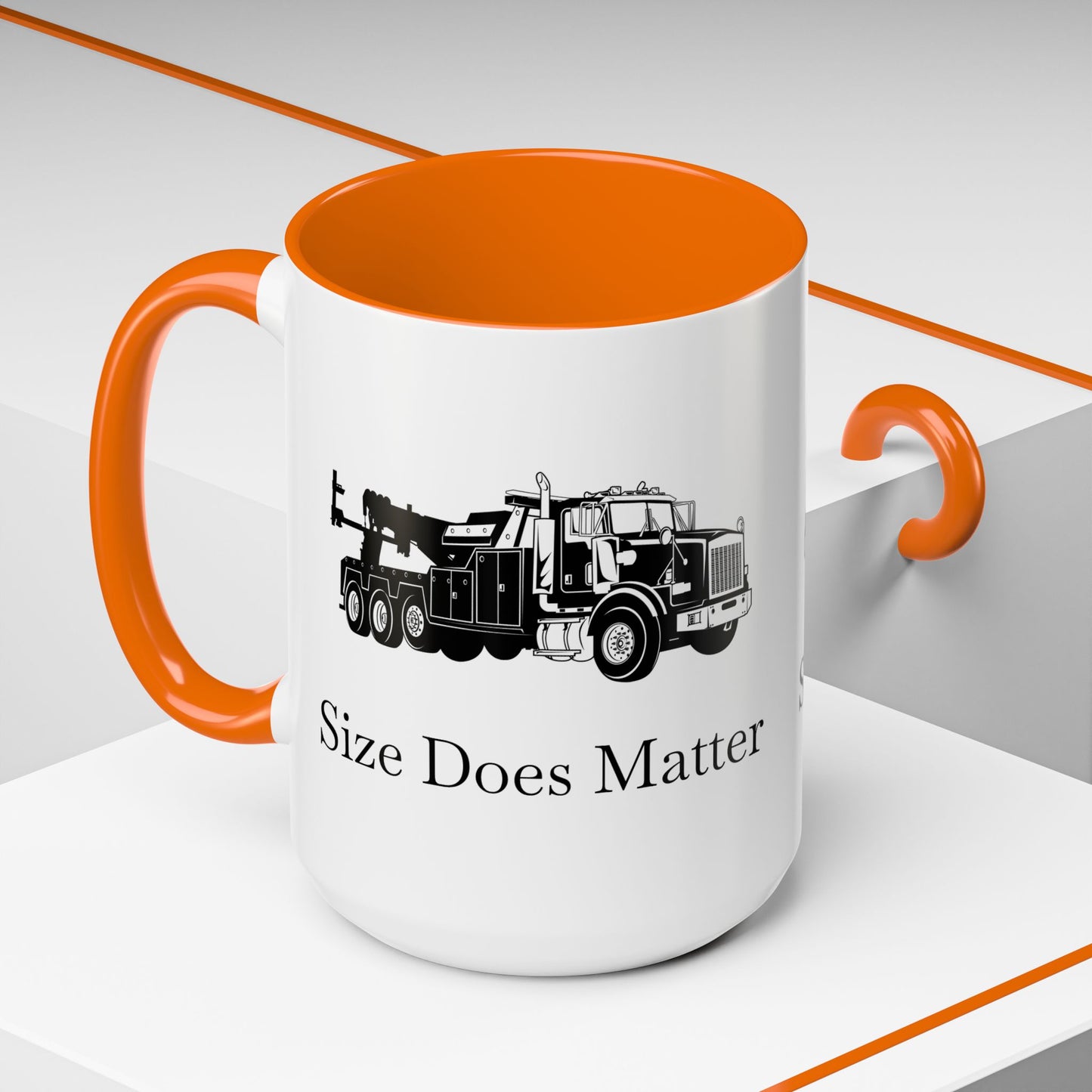 Size Does Matter 2-Tone Coffee Mug